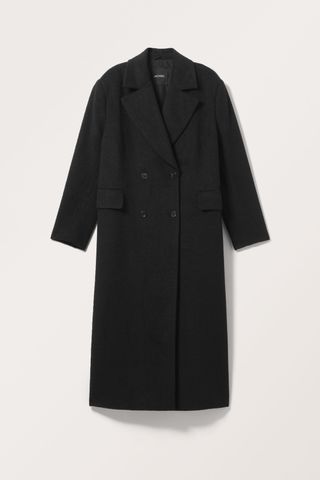 Long Oversized Double-Breasted Coat