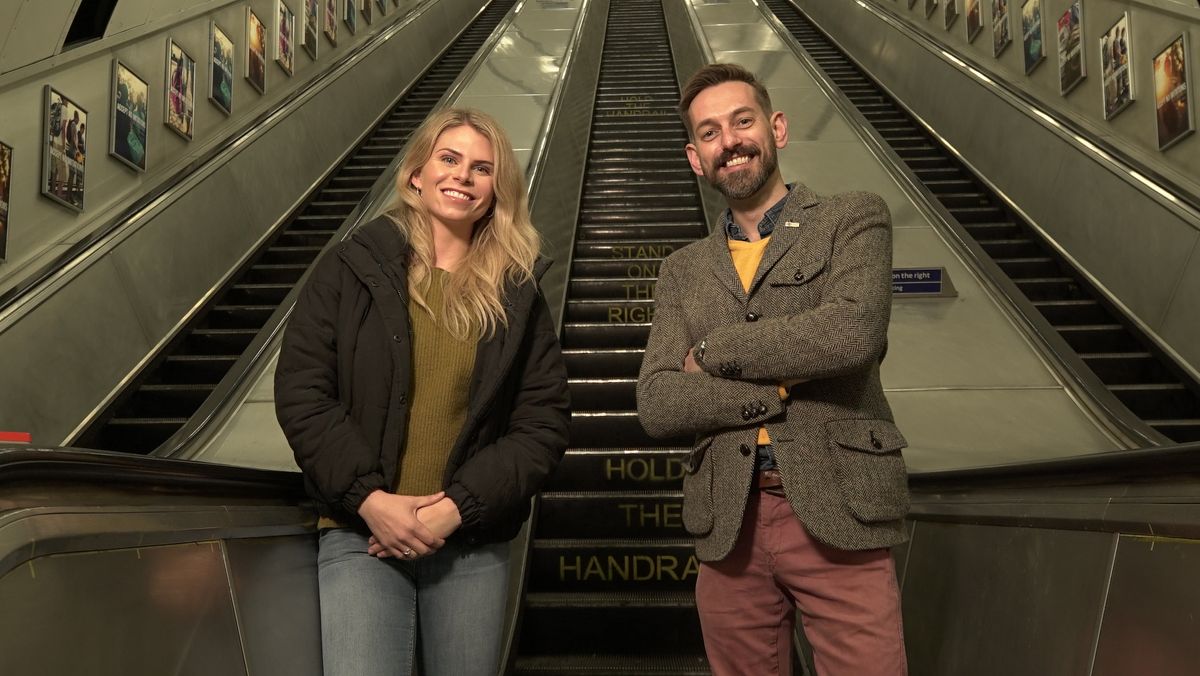 Secrets of the London Underground season 3 presenters Siddy and Tim take the Tube.