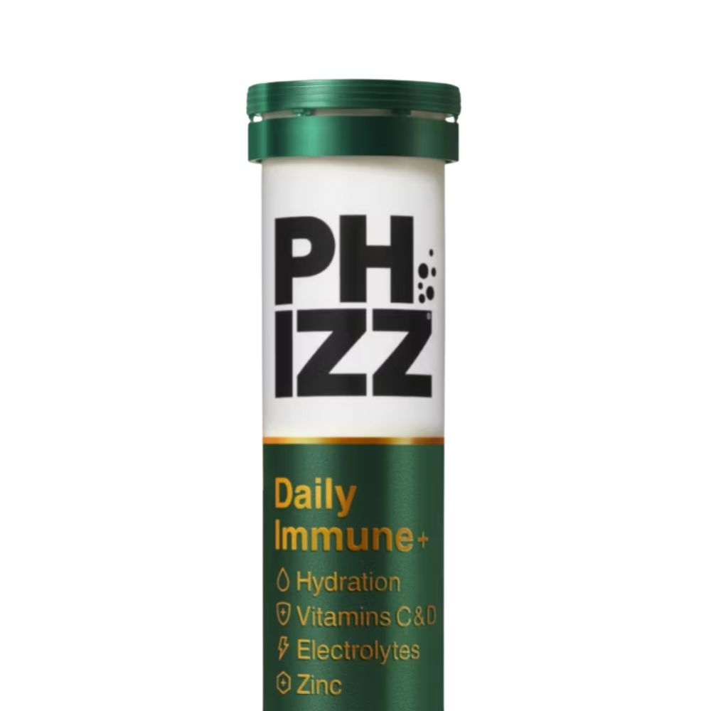 Phizz Daily Immune+ Orange Hydration, Electrolytes &amp;amp; Vitamins Effervescent Tablets x20