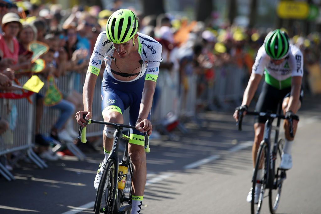 Yoann Offredo (Wanty-Gobert) makes it to the finish