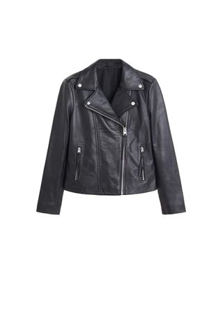 Biker leather jacket - Women