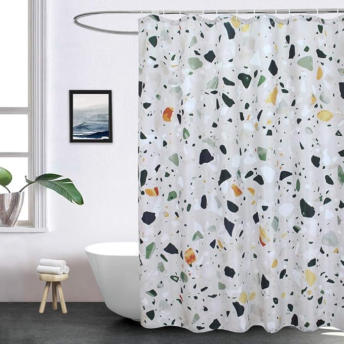 Amazon, Terrazzo Shower Curtain