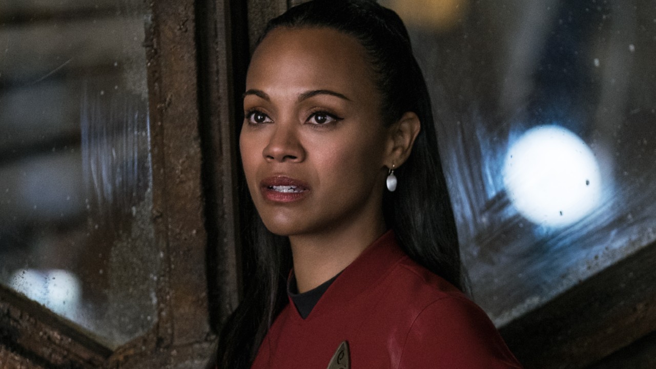 Zoe Saldana as Lt. Nyota Uhura in Star Trek: Beyond