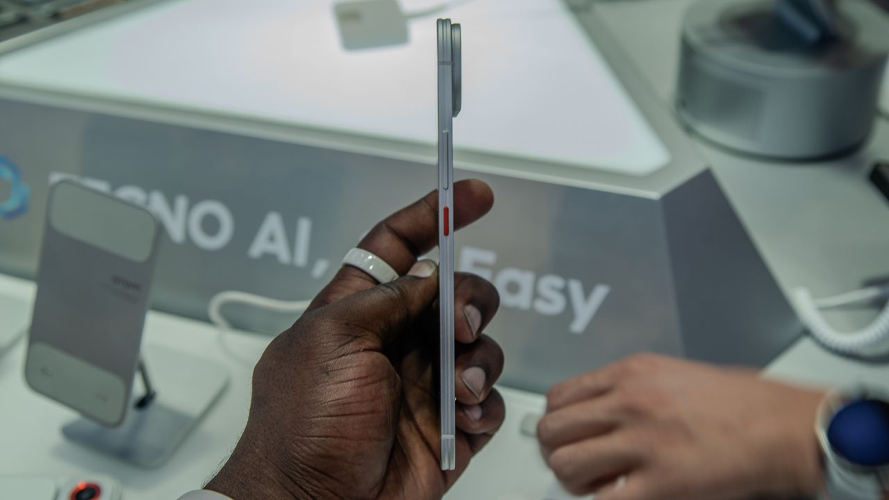 Tecno Modular Phone from the side