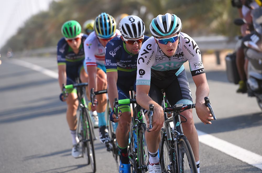 The stage 1 breakaway at 2016 Abu Dhabi Tour