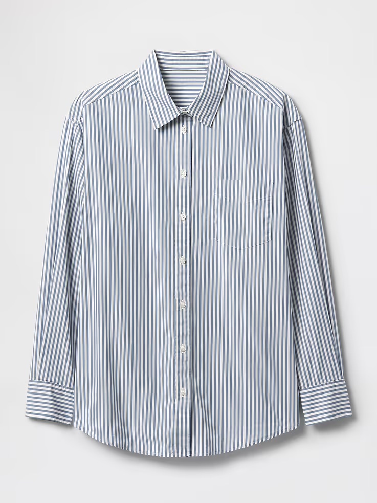 Gap striped button down shirt