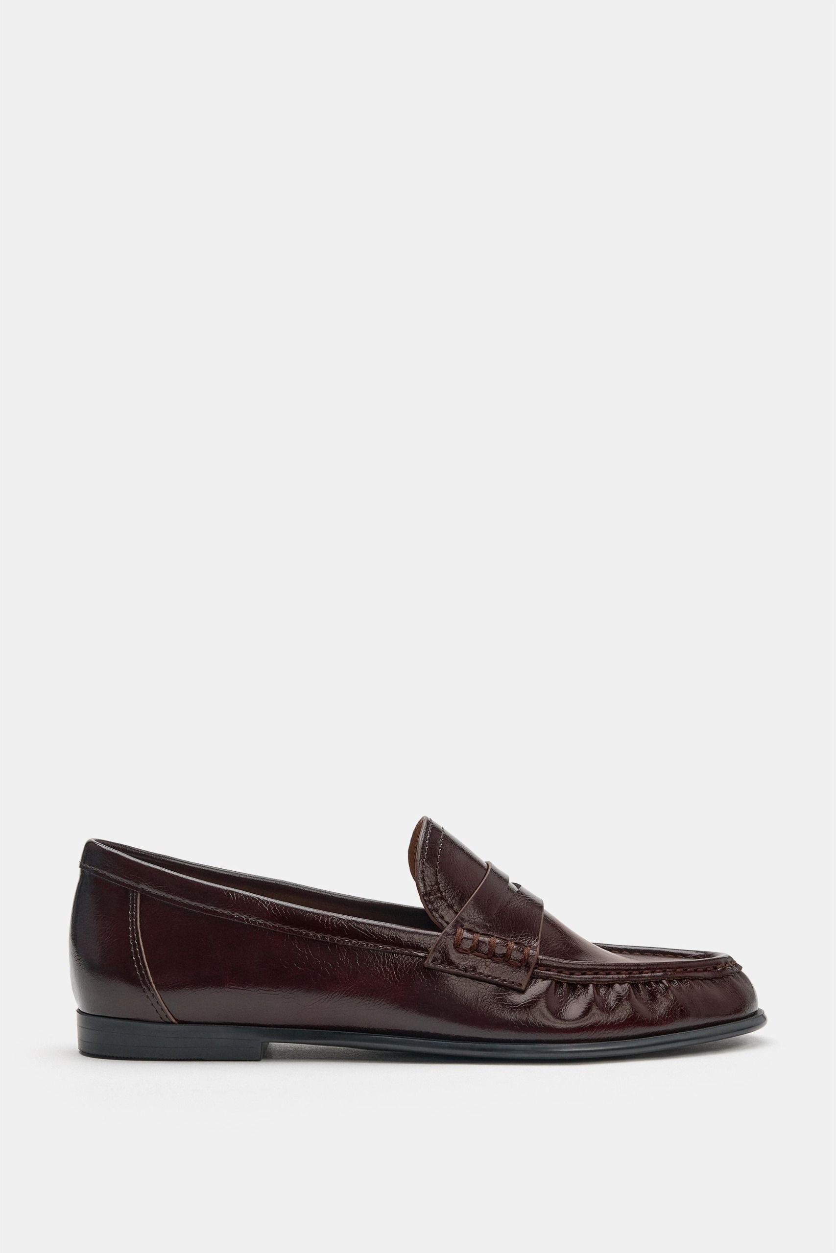 ZARA, Soft Pleated Loafers