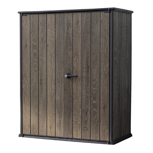 Keter Signature, Decocoat Walnut 1400L Pent Garden storage 