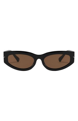Alexa 58mm Oval Polarized Sunglasses