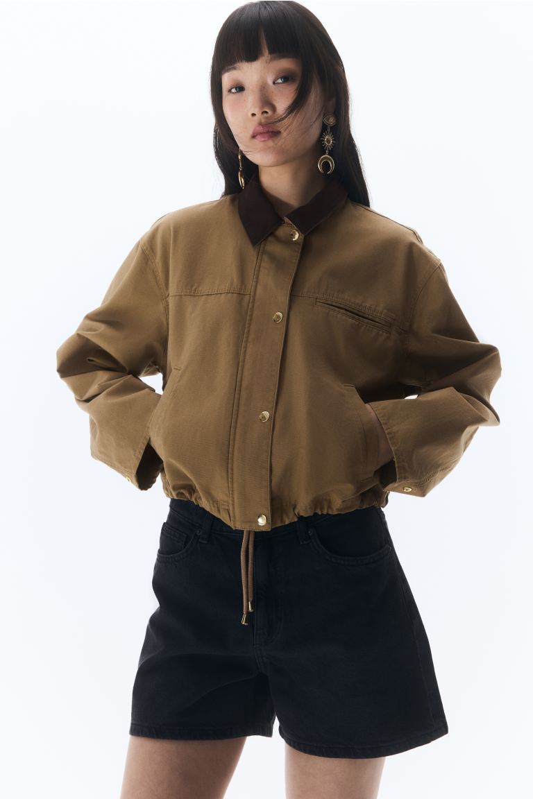 Short cotton jacket