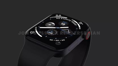 Render of new flat design for Apple Watch Series 8