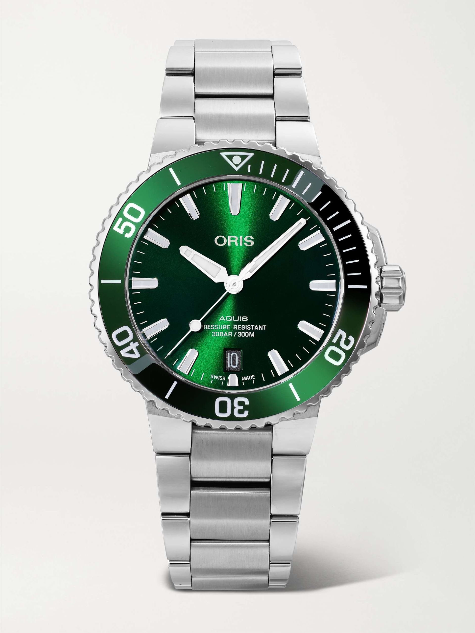 Aquis Date Automatic 39.5mm Stainless Steel Watch
