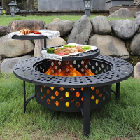 Darby Home Hayler 36" W / 42" W Wood Burning Outdoor Fire Pit Table with Lid | was $162.99, now $124.99 at Wayfair&nbsp;(save $102)