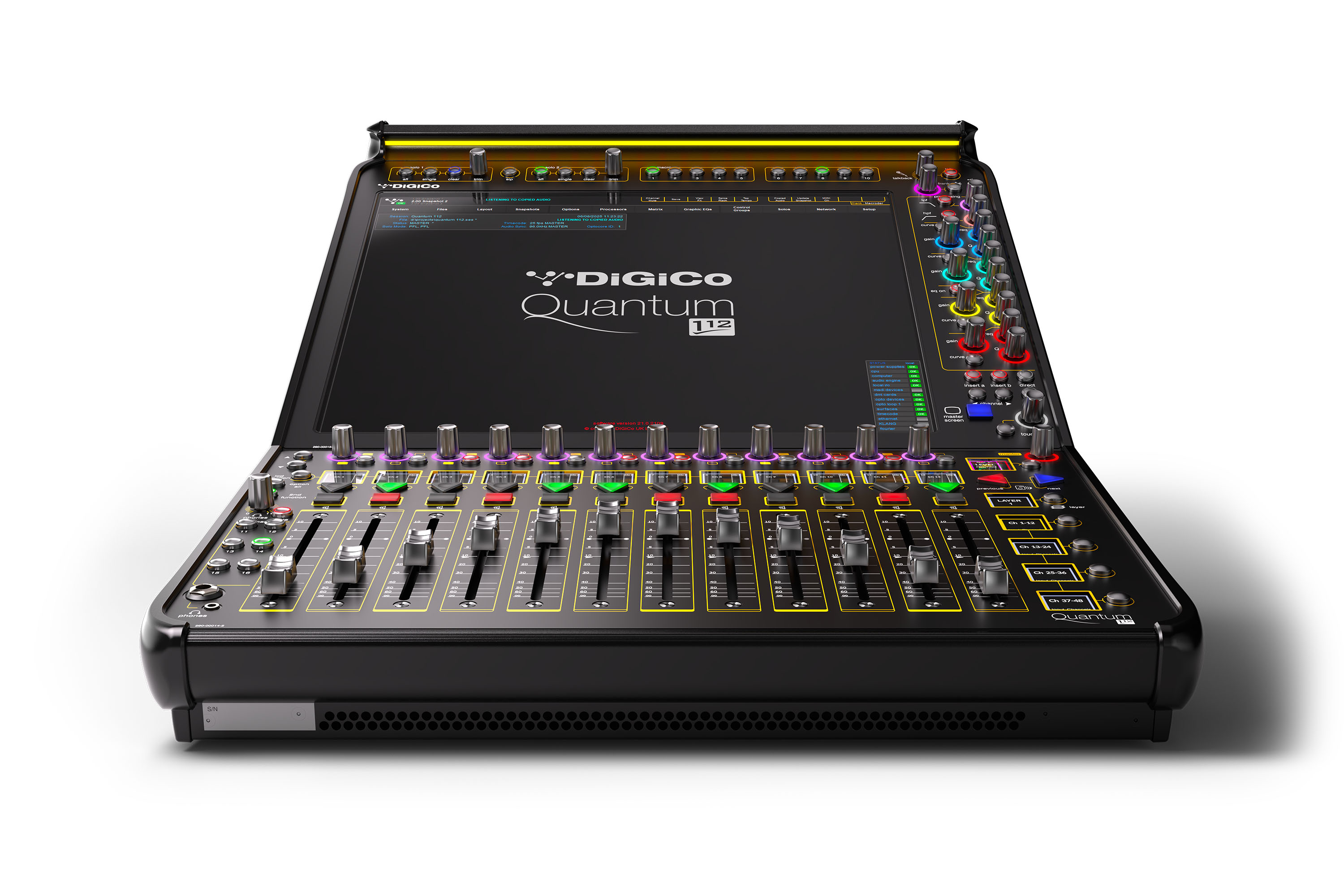 The new and compact DiGiCo the Quantum112.