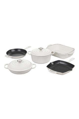 Le Creuset Signature 7-Piece Enameled Cast Iron Set