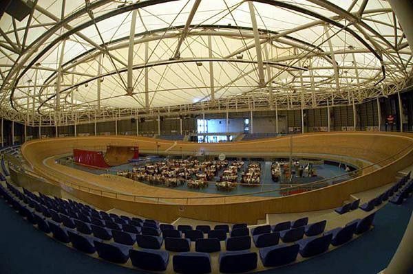The UCI velodrome in Aigle