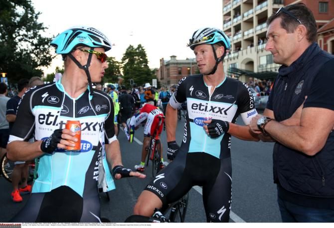 Gianni Meersman and Mark Renshaw (Etixx-Quick Step) talk post-race