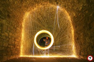 wire wool photography examples
