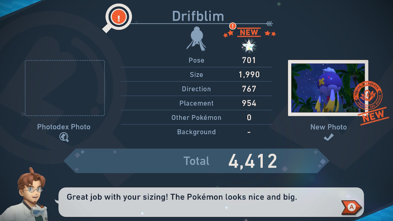 New Pokemon Snap High Score