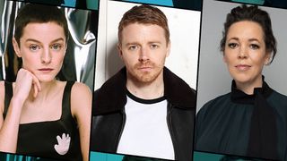 Emma Corrin, Jack Lowden and Olivia Coleman