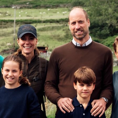 Prince George, Princess Charlotte, and Prince Louis appear in a previously unseen photo taken after their mom Princess Kate completed the Three Peaks Challenge