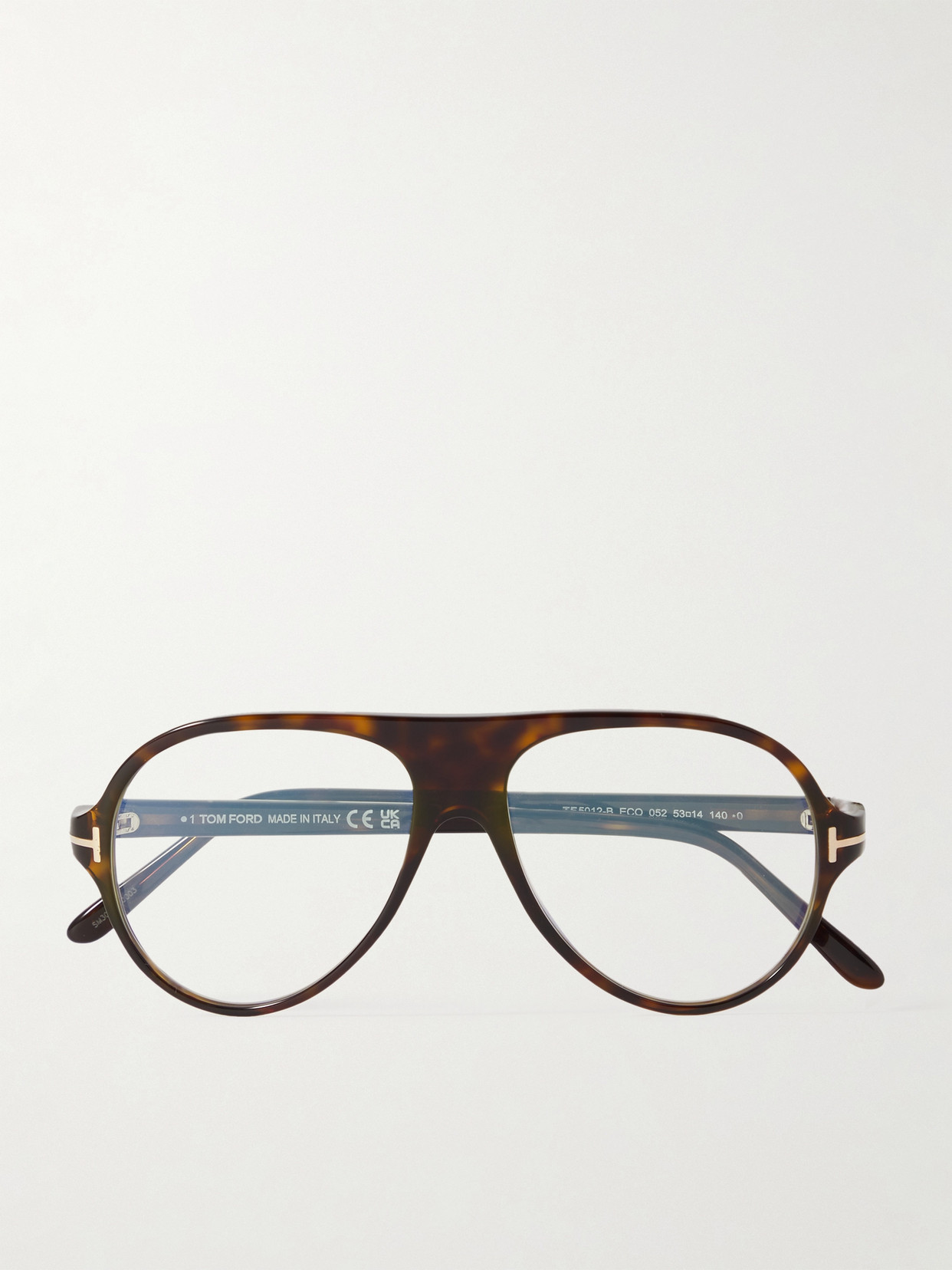 Oversized D-Frame Tortoiseshell Acetate Optical Glasses