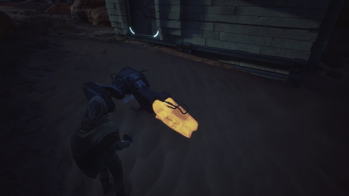 Dune: Awakening Sandbike - Placing down parts