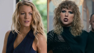 Lively in "A Simple Favor" and Swift in her music video for "Look What You Made Me Do."