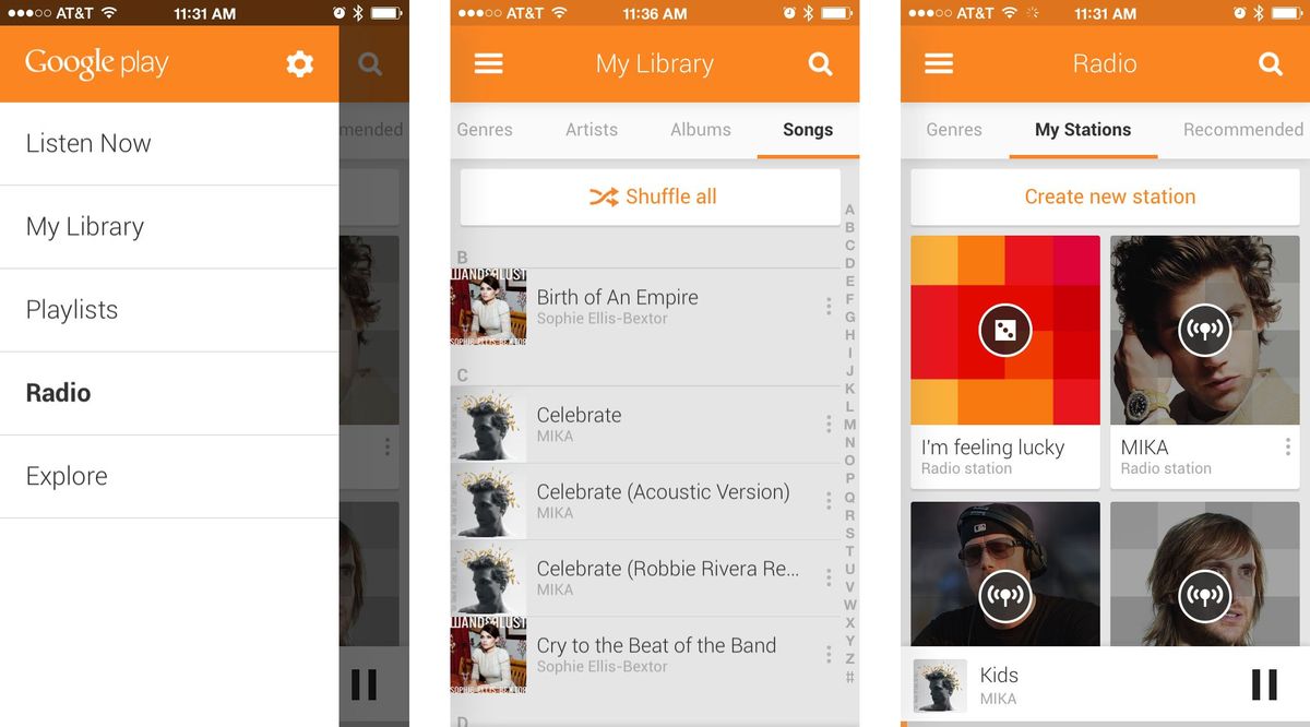 Spotify vs Beats Music vs Slacker vs Rdio vs Google Play Music: On ...