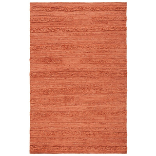 Laurel Foundry Modern Farmhouse® Hartzler Hand-Woven Flatweave Wool/cotton Rust/orange Area Rug & Reviews | Wayfair