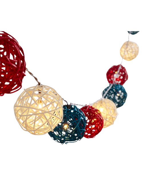 Americana Rattan String Lights