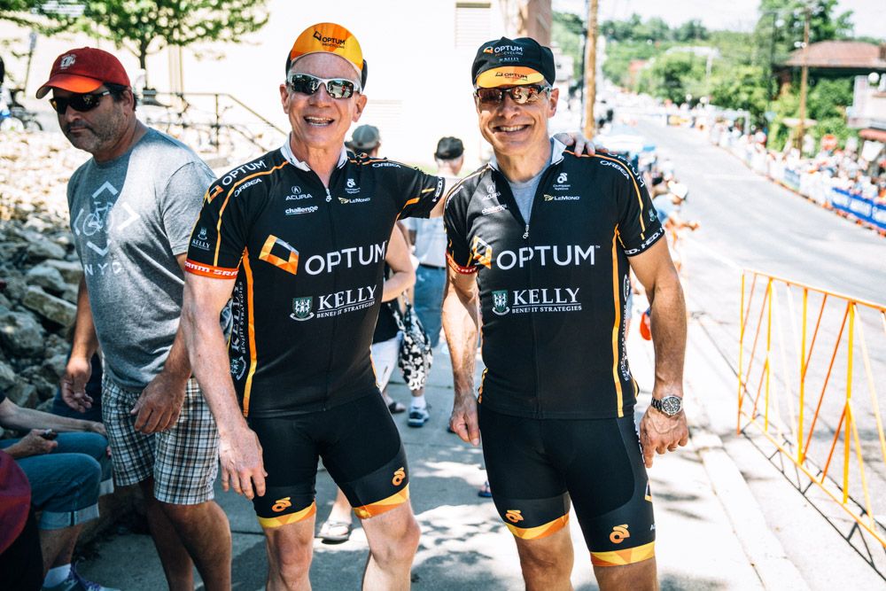 Two die-hard Optum fans.