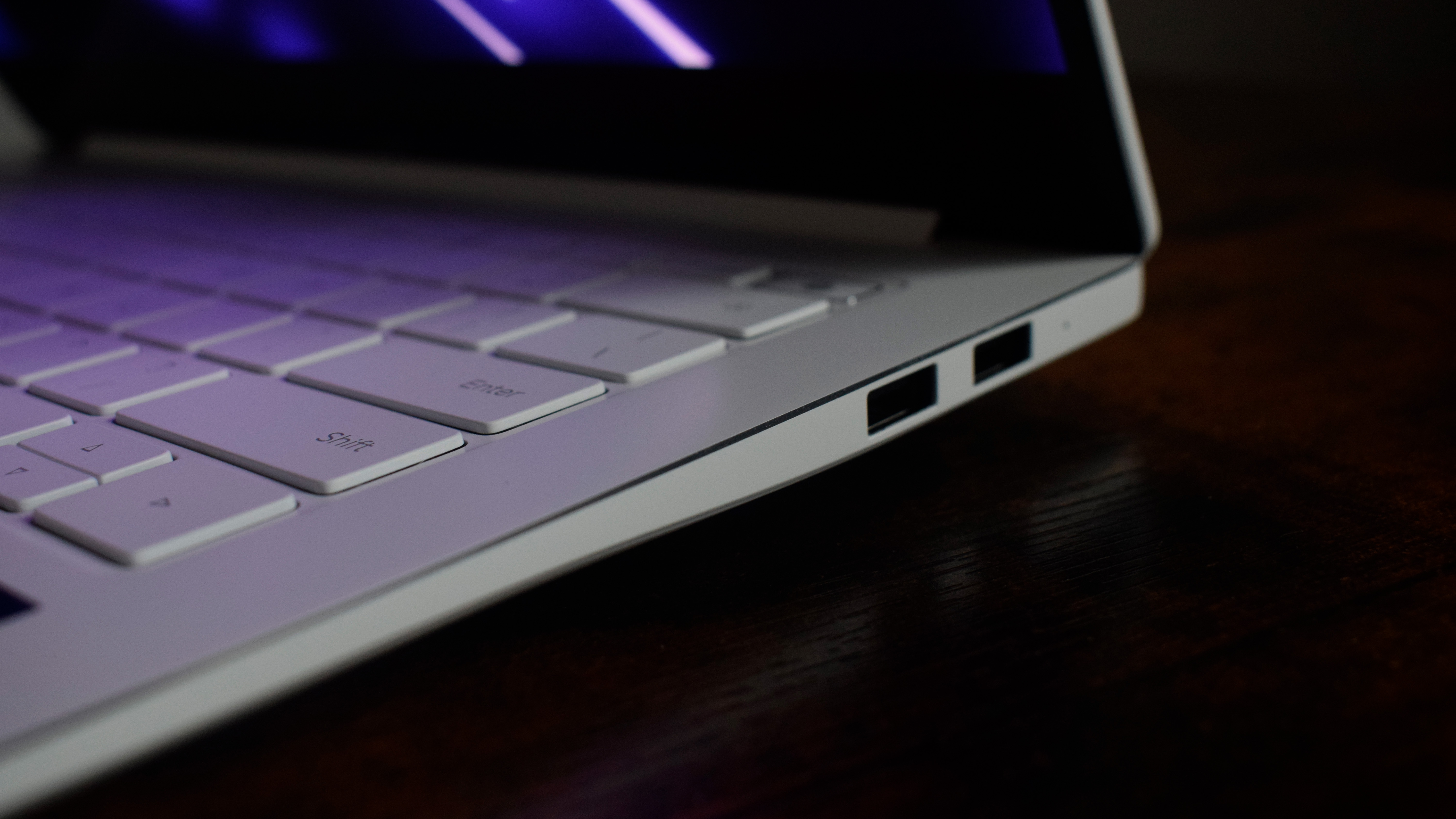 The Honor MagicBook 14 Pro on a desk