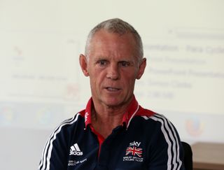 British Cycling’s Shane Sutton before the London Track Worlds