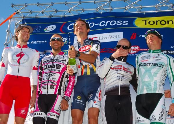 Elite Men's podium.