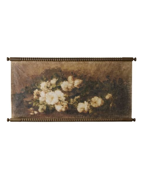 Vintage Botanical Bouquet Tapestry