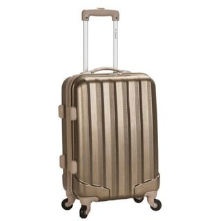 Rockland Santa Fe Hardside Spinner Wheel Luggage 20-inch carry-on in bronze