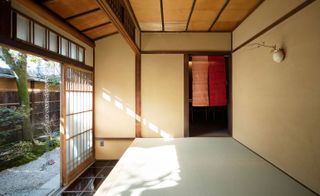 The converted home is situated in Gosho-Higashi.