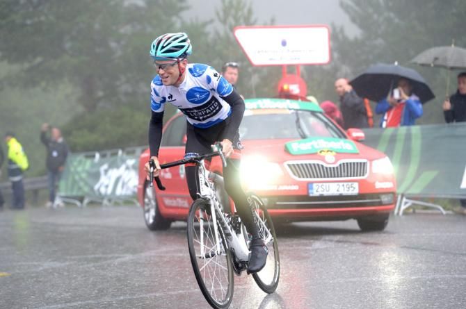 Mountains leader Chris Horner (RadioShack Leopard) finished third on the day and jumped to second overall at the Vuelta
