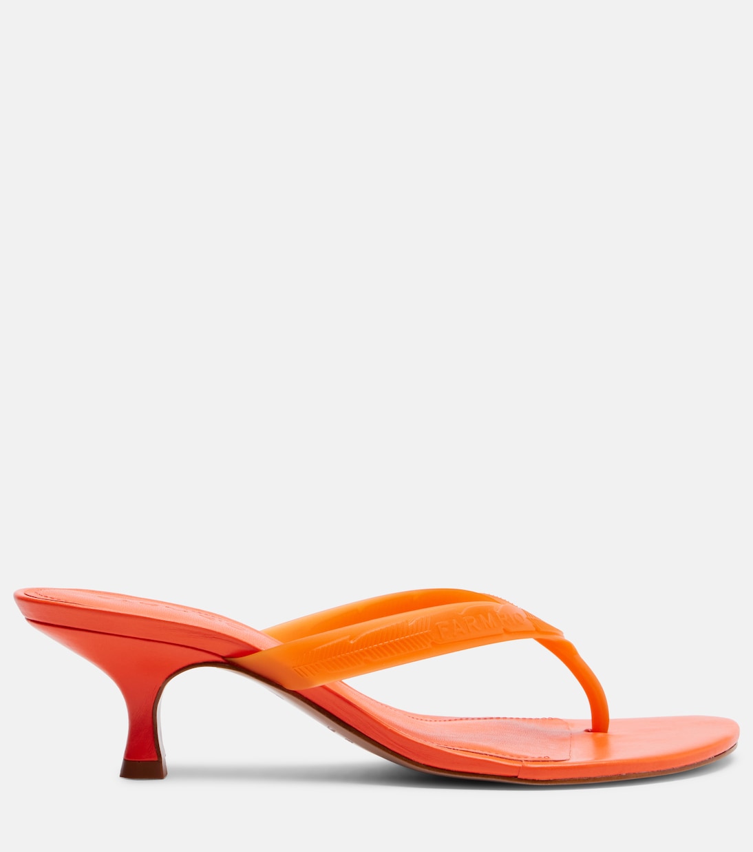 Rob Thong Sandals in Orange - Farm Rio