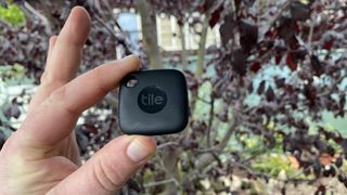 Tile Mate 2022 review with key finder in hand