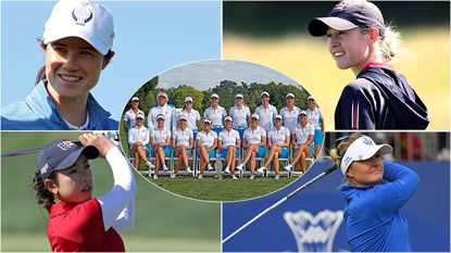 Montage of our Solheim Cup betting tips: Maguire, Korda, Europe, Noh and Nordqvist pictured