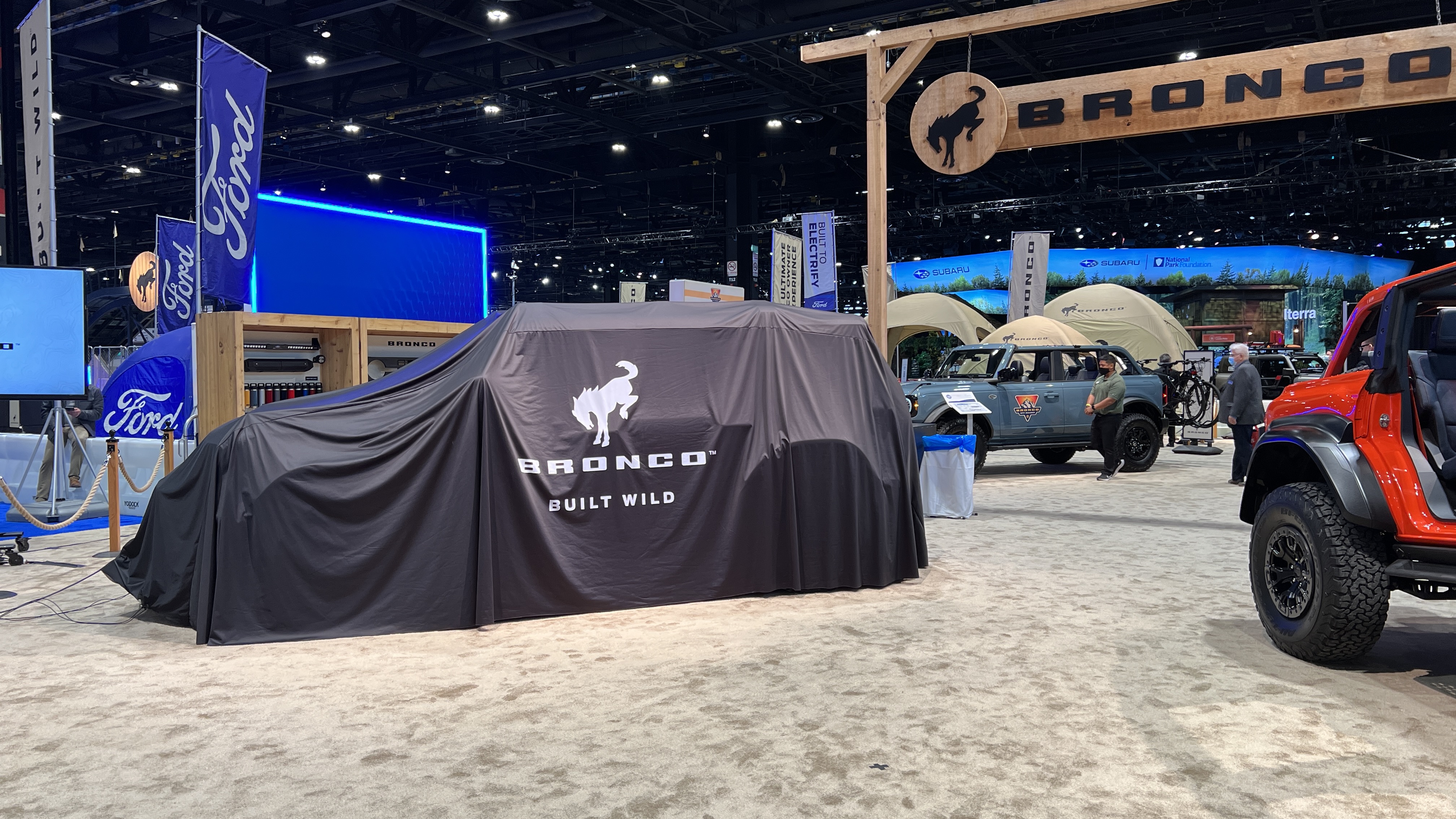 Ford Bronco reveal at Chicago Auto Show