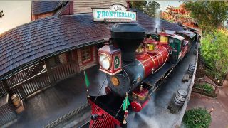 Disney World Railroad at Frontierland Station
