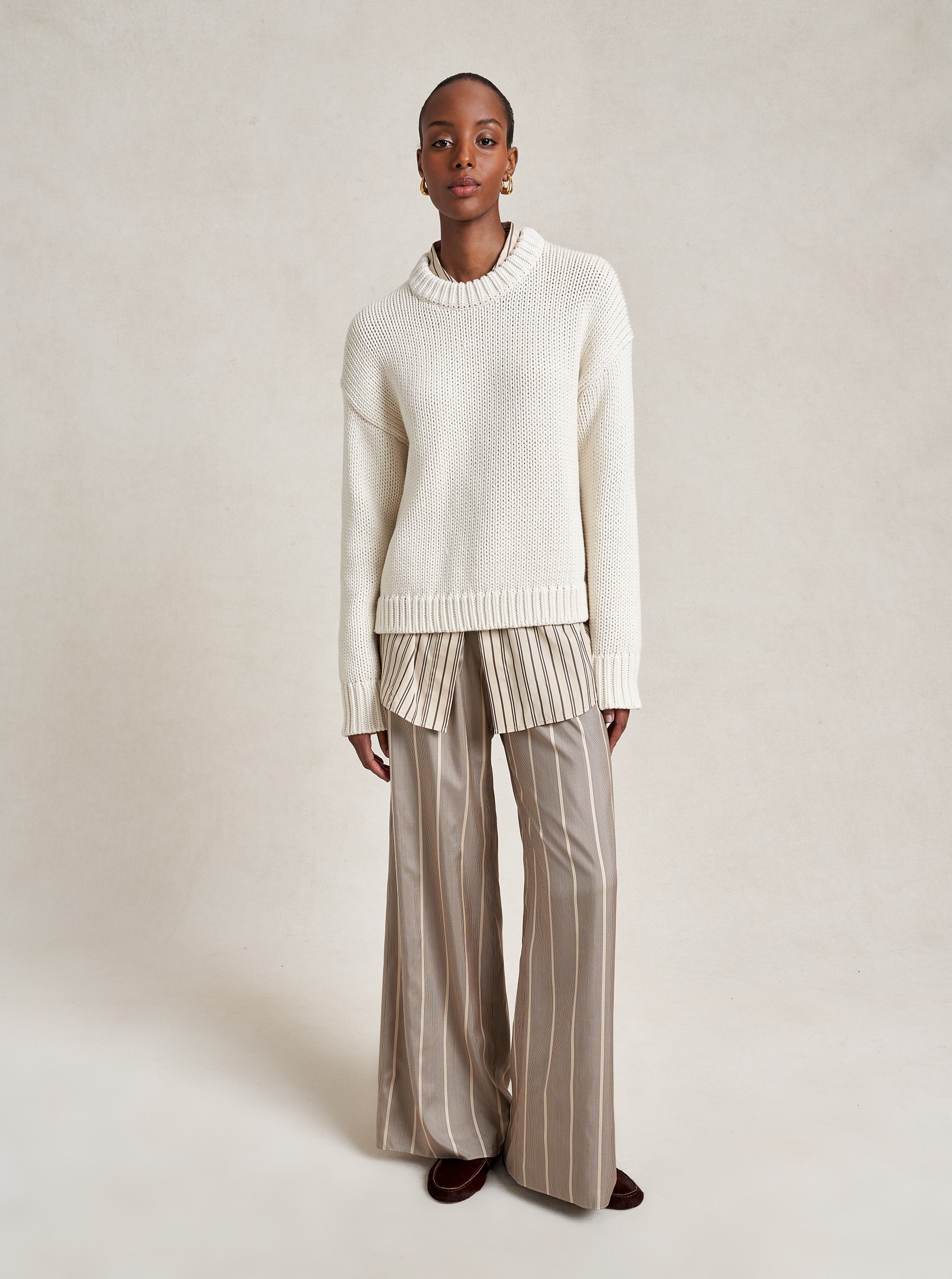 The Perfect Sweater Xxs in Ivory