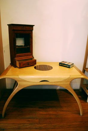 Table and cabinet