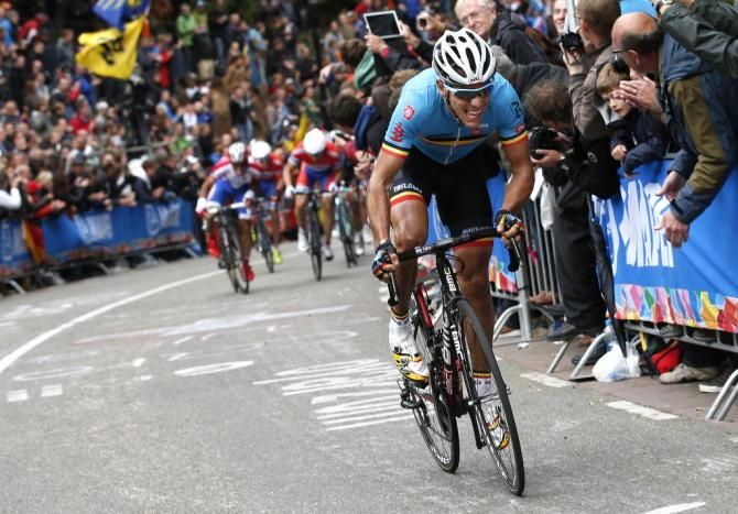 Philippe Gilbert (Belgium) goes and won't be seen again until the podium by his rivals