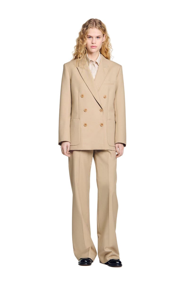 Double-Breasted Suit Jacket