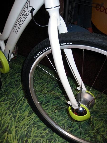 Lime's front hub
