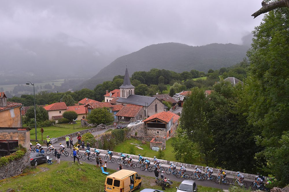 Scenery along the route of stage 12 at the Tour de France